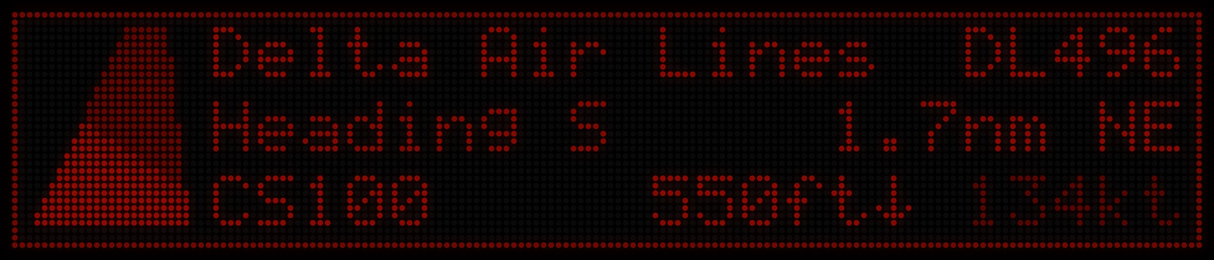 The wall in red night mode: Delta DL496, dim red LEDs